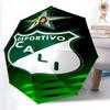 Printed Deportivo Cali LOGO Folding Umbrella,Outdoor,Leisure,And Travel Umbrella,Durable Umbrella Fabric,Birthday And Holiday Gift