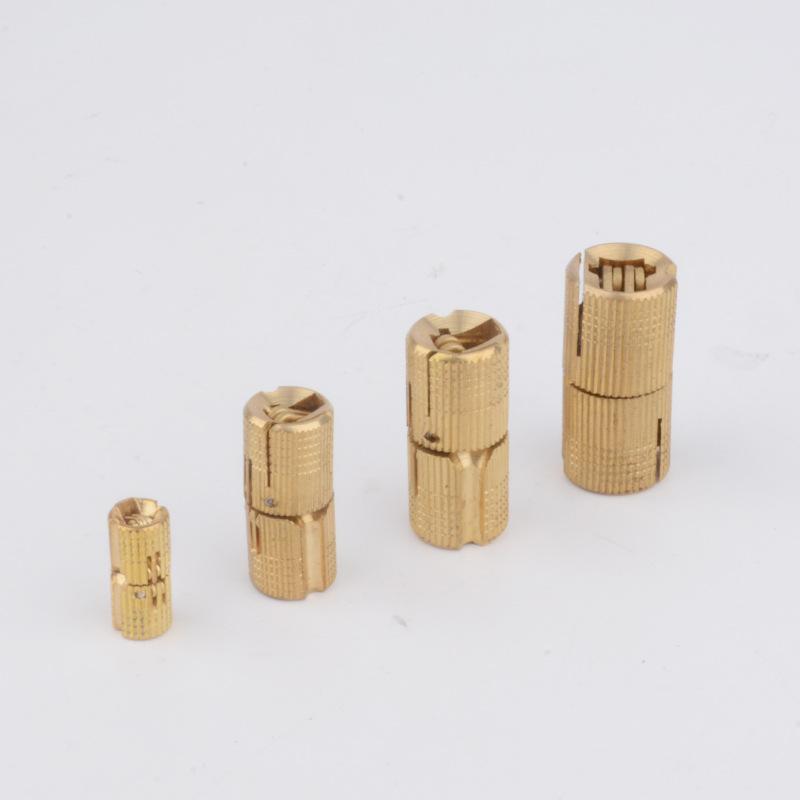 2Pcs Rust Resistant Brass Hidden Door Hinges Invisible Copper Furniture Hinges Fits 8-12mm Doors for Kitchen Bathroom Cabinet