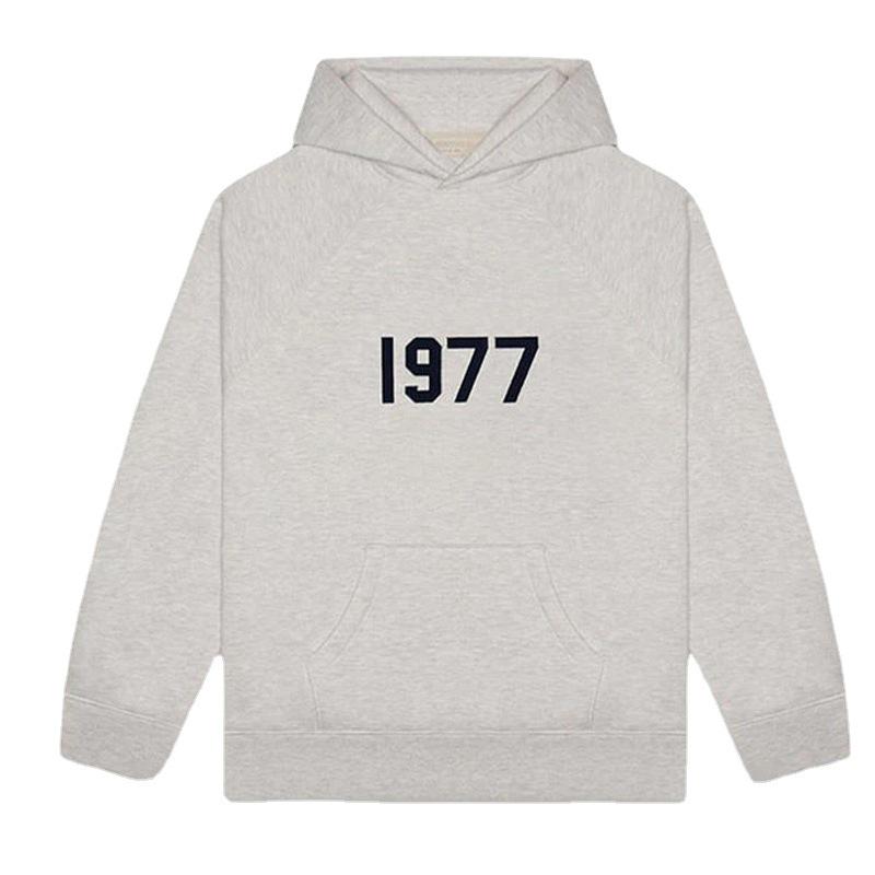 Толстовка с капюшоном 2022 SS 1977 Флок ESSENTIALS, Новый Стиль Плюс Бархат, Модный Бренд, Горячая Распродажа За Рубежом