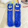 Fuzzy Silly Socks Funny Fluffy Cartoon Socks with Eyes Cute Winter Sleeping Socks for Women Girls Boys Men Indoor Lounging