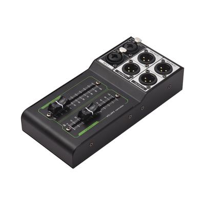Пассивный регулятор громкости Металлический точный регулятор звука Plug and Play Поддержка стереовхода/выхода XLR