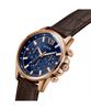 Geseusigye Blue Leather Walker (Gw0901G3) Men'S Watch