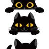 Cartoon Black Cat Switch Sticker Removable Self-adhesive Waterproof PVC Living Room Bathroom Light Switch Wall Socket Outlet Decoration Decal