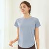 Women's Breathable Mesh Back Short Sleeve Sports T-shirt for Yoga & Running - Quick Dry, Flaw Concealing, Loose Fit