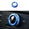 Накладка на кнопку регулировки громкости для консоли автомобиля 2016- годов, синий алюминий, для Benz GLS GLE