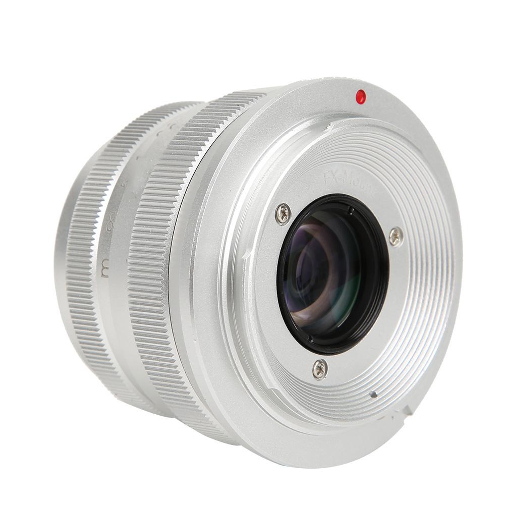 NEWYI 25 мм F1.8 Mark II Оптическое стекло Серебристый Большая апертура Фиксированный фокус Ручной пейзаж Гуманистический