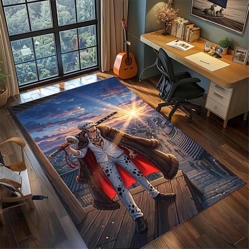 Washable Non Slip "ONE PIECE" Floor Mat Large Area Rug Carpet Bedroom Gamer Room Decor kwq11