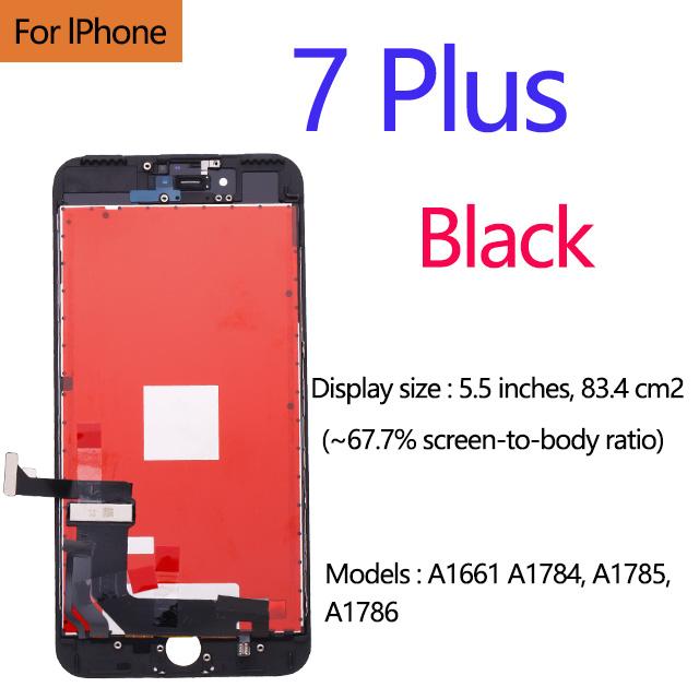 AAA+++ OEM ЖК-экран для iPhone 5 5s 5c 6s 7 8 Plus ЖК-экран с сенсорным экраном в сборе Дигитайзер для iPhone 6 6s Plus 7 8 Дисплей