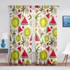 Cartoon Fruits Window Tulle Curtains for Living Room Kids Bedroom Kitchen Decor Watermelon Kiwi Pineapple Sheer Voile Curtain