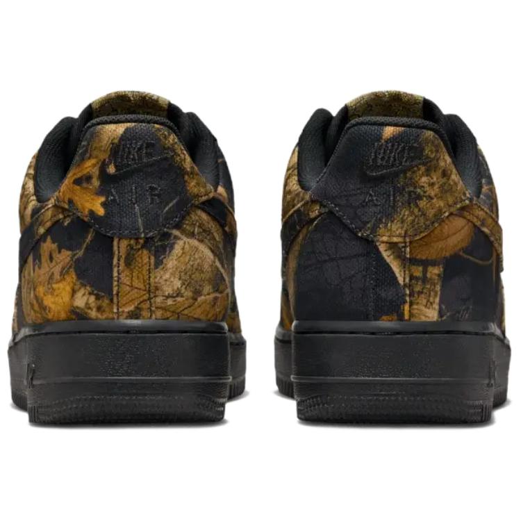 Realtree x Nike Air Force 1 Low Черный Камуфляж Мужские Кроссовки IH1221-001