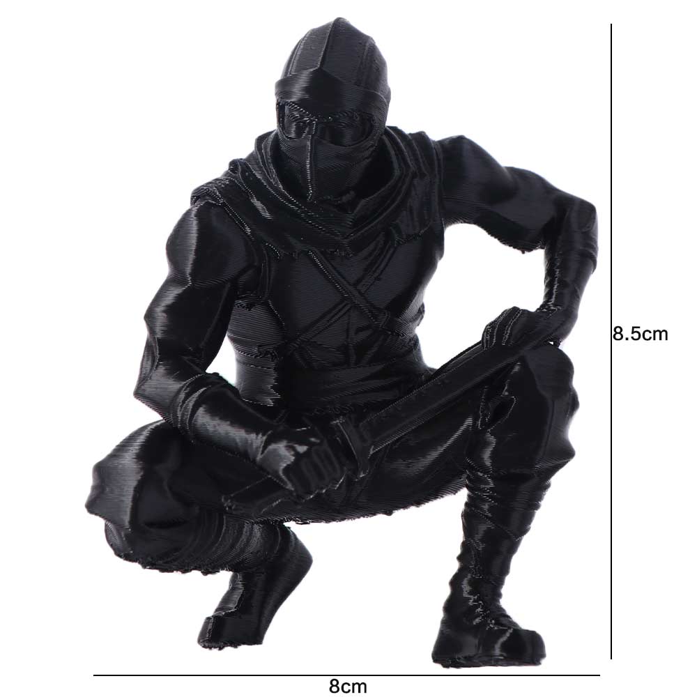Creative 3D Printing Warrior Ornaments Decorations Ninja Model Toy Birthday Gift