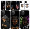Cute Rottweiler Dog Phone Case Iphone15 14 13 12 11 Pro Max Mini X 7 8 Soft Case