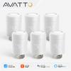 AVATTO Tuya 1-6 шт. Wi-Fi TRV Привод клапана радиатора Термостатический клапан радиатора Контроллер температуры Поддержка Alexa Google Home