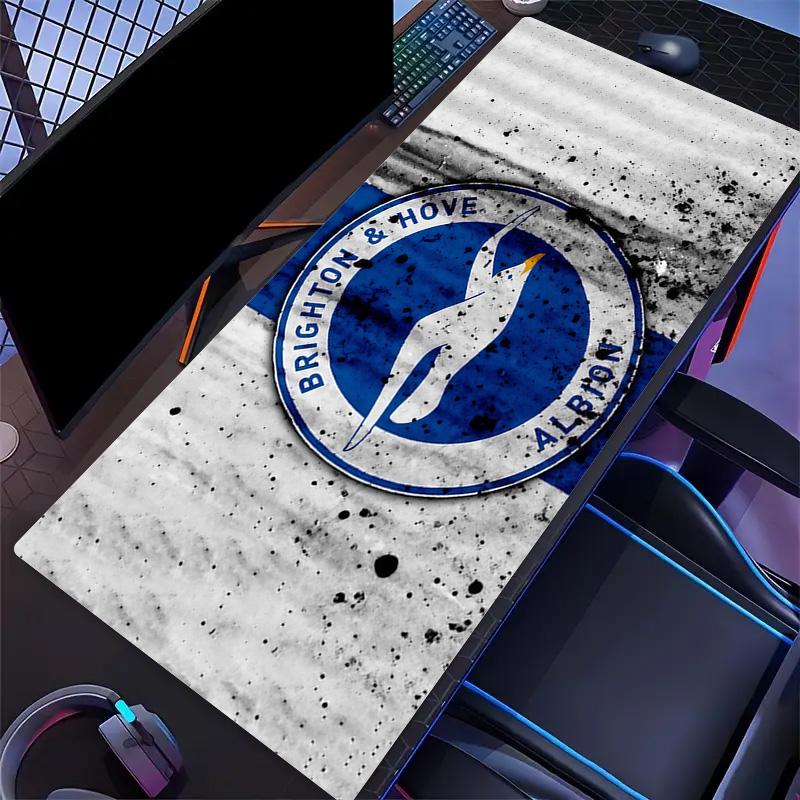 Подушка с принтом Brighton & Hove Albion Нескользящий Коврик для ноутбука, планшета, большой коврик для мыши XXL Игровой коврик для мини-ПК С заблокированным краем