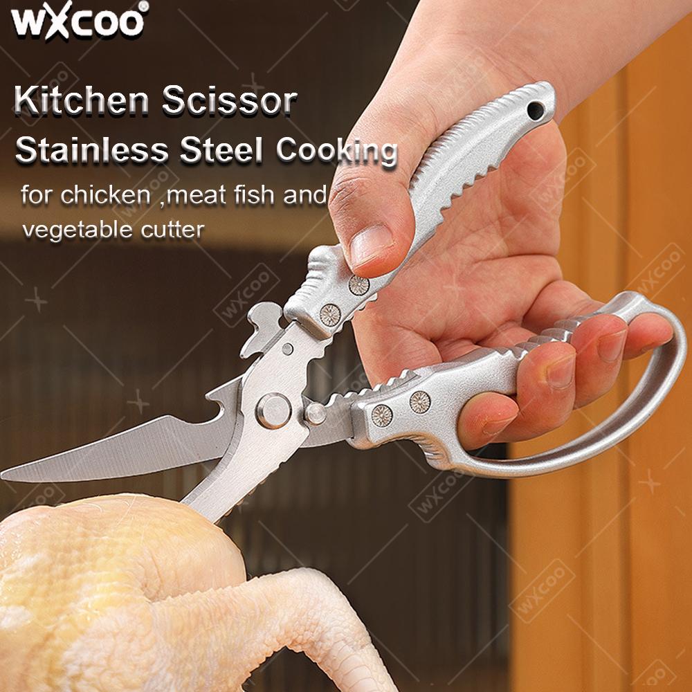 WXCOO Кухонные ножницы Ножницы для куриных костей Многофункциональные Ножницы для мяса, овощей, рыбы с нескользящей ручкой Кухонные Специализированные