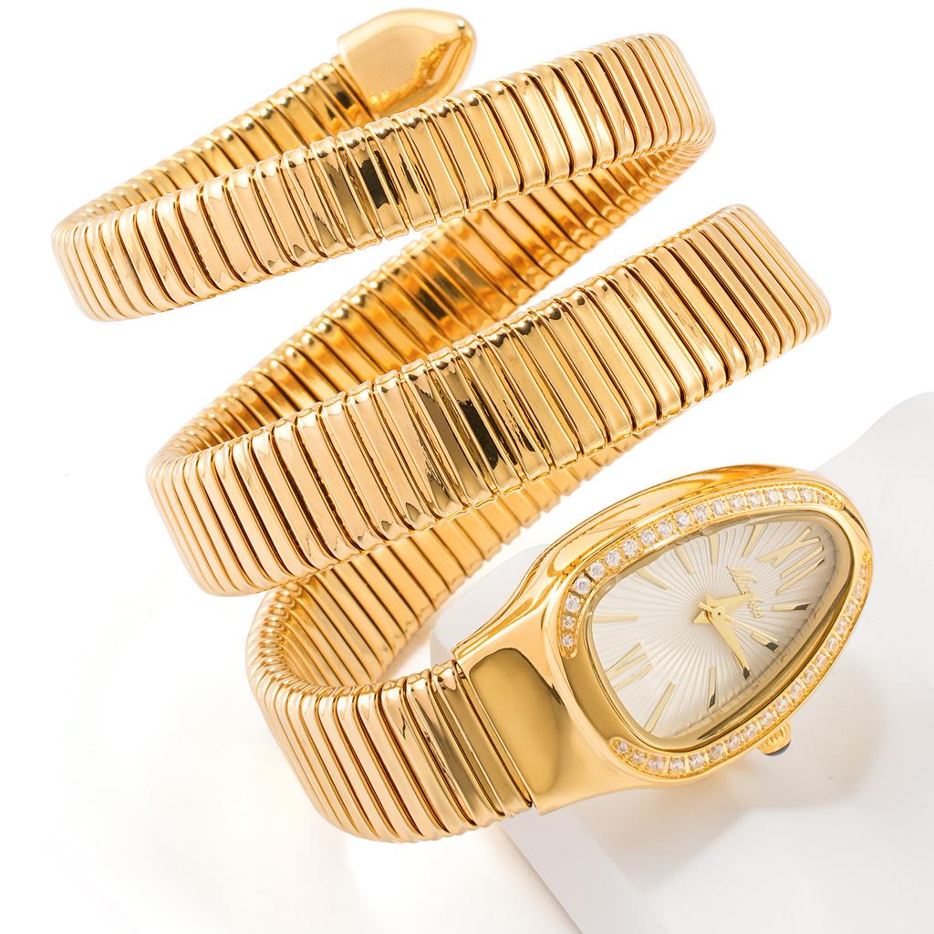 MISSFOX кварцевые часы популярные женские часысредние старинные маленькие модные элегантные высококачественные женские часы в форме змеи