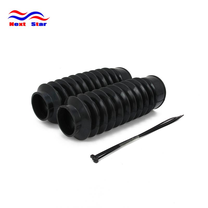 Motorcycle Rubber Front Fork Dust Cover Gaiters Gators Boots Shock Absorber 49MM For Harley Dyna FXDWG 2007 2008 2010 2011