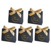 Black And White Gift Box With Gold Foil Star Moon Design For Middle East Holiday Party Candy Packaging