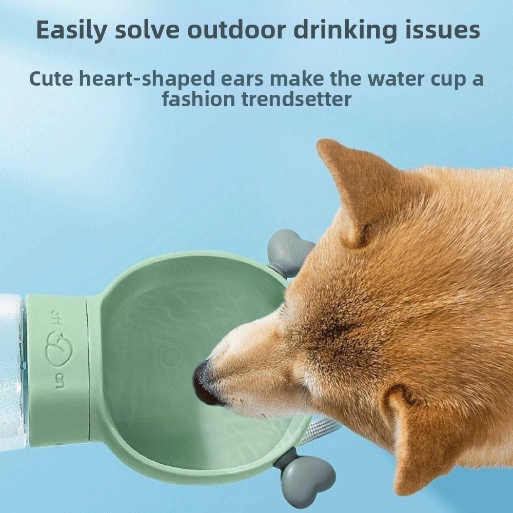 Cloud Shape Dog Water Dispenser 2 in 1 Pet Feeder Multipurpose Pet Drinking Bowl  Garden