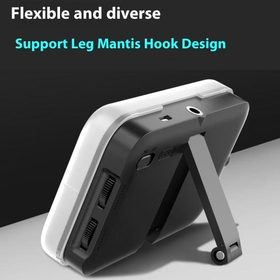 Светодиодный заполняющий свет с регулируемым кронштейном, сверхъяркий, компактный, портативный, перезаряжаемый, заполняющий свет, светильник для селфи с мягким рассеивателем