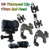 Universal 360 Degree Rotating 1/4 Camera Dv Bike Bicycle Handlebar Clamp Bracket Tripod Mount Screw Clip For Sport Camera
