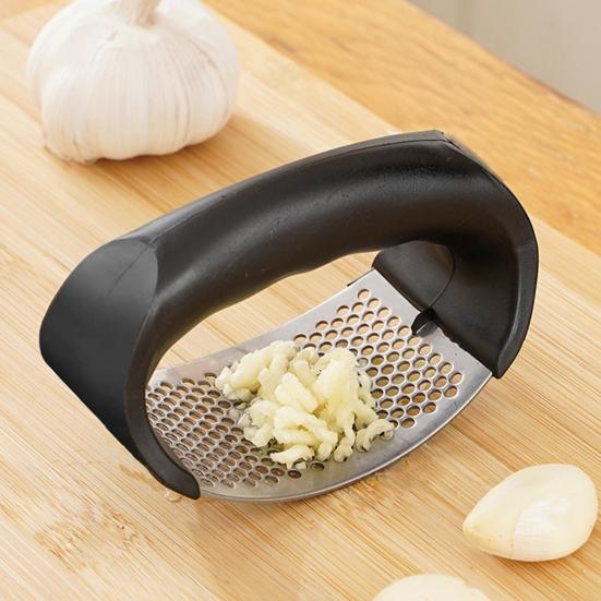 1/2/3 шт. Чеснокодавка из нержавеющей стали, легкоочищаемая чеснокодавилка, измельчитель для овощей и имбиря, измельчитель для любителей кулинарии