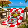 Ben Football Crest Printed Microfiber Beach Towel, Soft And Absorbent, Quick-Dry, Ideal for Summer Travel, Beach Essential, Swimming Pool