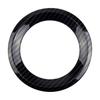 1Pair ABS Carbon Fiber Look Front Fog Light Lamp Ring Cover Trim Fit For Jeep Renegade +