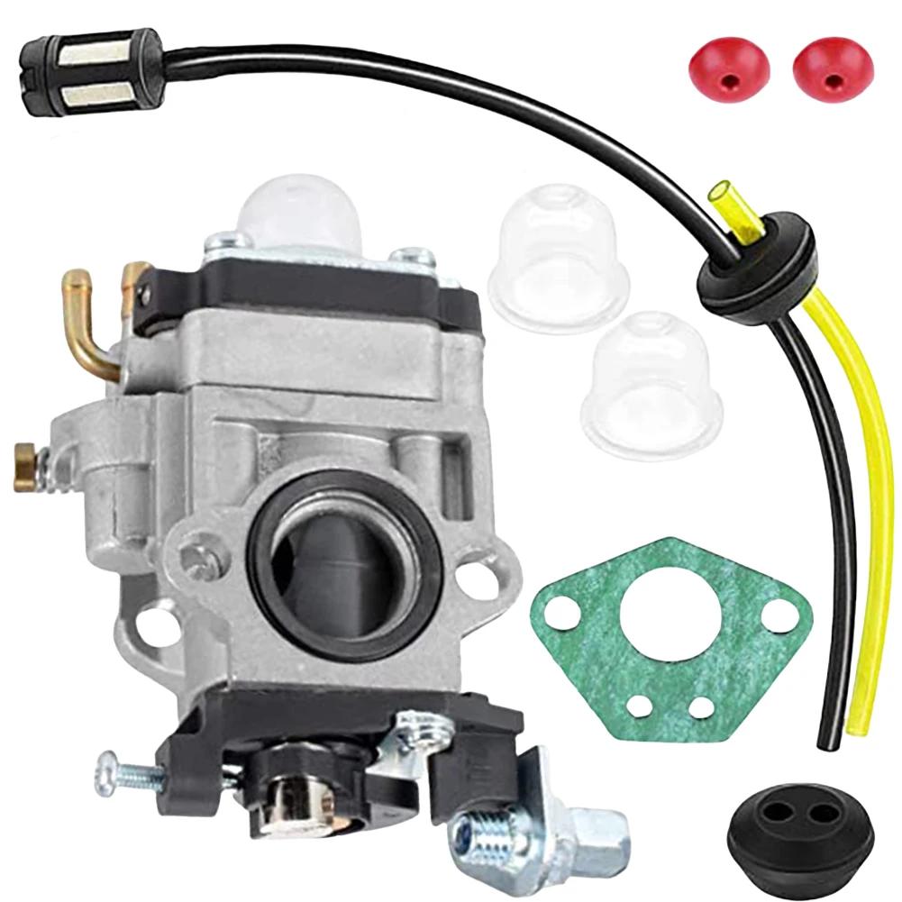 Карбюратор 15 мм с прокладкой для 2-тактного двигателя 50cc 52cc 49cc 47cc 43cc 33cc Двигателей газонокосилок, триммеров, мотокос