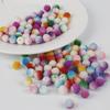 10mm 50pcs Acrylic Bayberry Gradient Color Round Loose Beads for DIY Jewelry Making