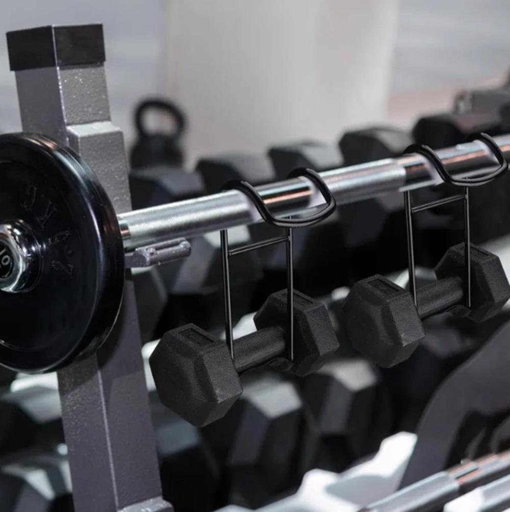 Силовой крюк для гантелей: Нескользящий, многофункциональный резиновый крюк для домашнего фитнеса и вспомогательных горизонтальных перекладин