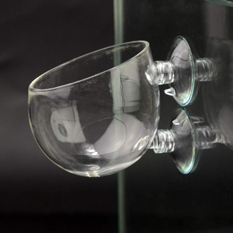 Подставка для аквариумных растений, декоративный стакан для аквариумных растений, стеклянный горшок для водных растений с присосками, инструмент для декорирования аквариума