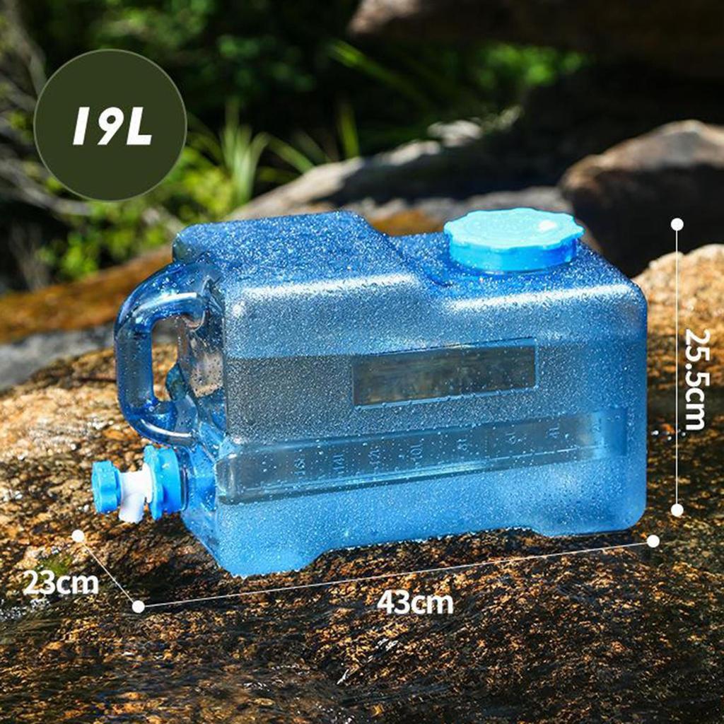 Кемпинговый контейнер для воды, бак-переноска с завинчивающейся крышкой, кувшин для хранения