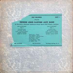 LP Пластинка GEORGE LEWIS RAGTIME JAZZ BAND - Hup Records представляет Джорджа Льюиса R HUP1 Hup Records 1951 США Джаз Б/У