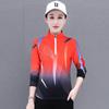 Women's Quick-Dry Long Sleeve Active Top - Lightweight for Spring/Fall, Ideal for Table Tennis, Fitness, Running, Hiking, Loose Fit