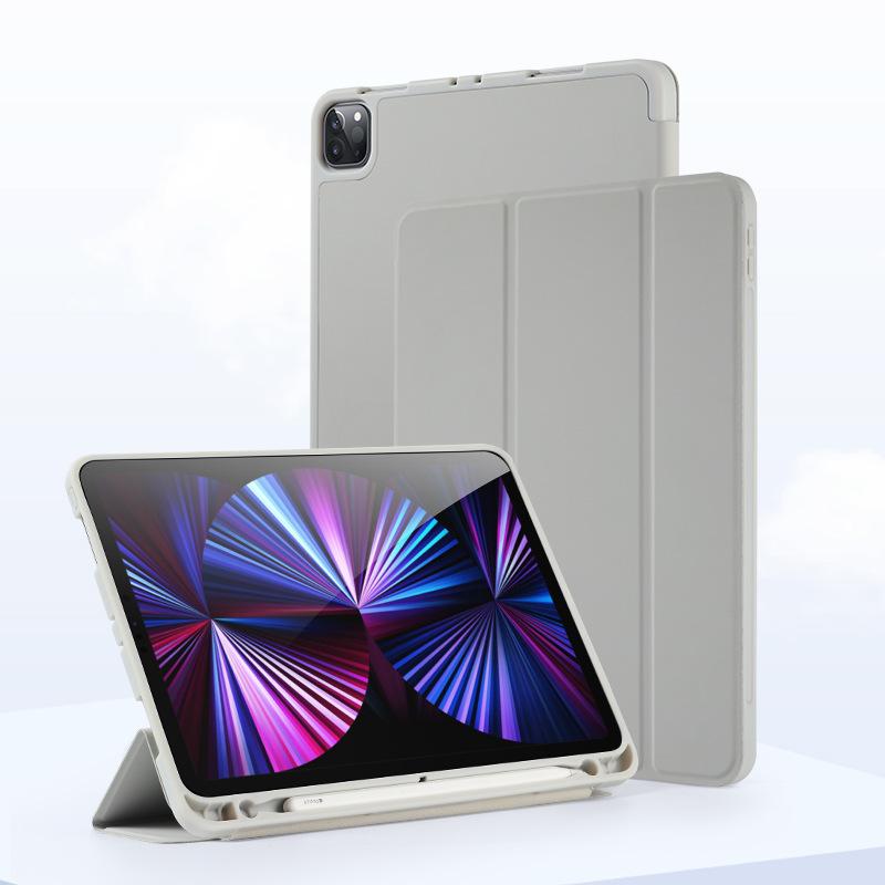 Подходит для планшета 2025 года 11 дюймов 10.5 Air4 с местом для стилуса Ipad10.2 Силиконовый 9.7 Мягкий защитный чехол на дно