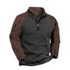 European and American Men's Trendy Fleece Long-Sleeve Pullover Jacket