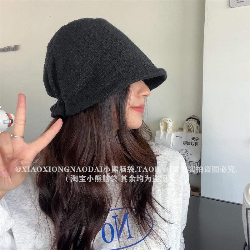 Простая повседневная шляпа-ведро для женщин, новая осенняя универсальная простая шляпа-ведро для путешествий, маленькая шляпа от солнца, прилив