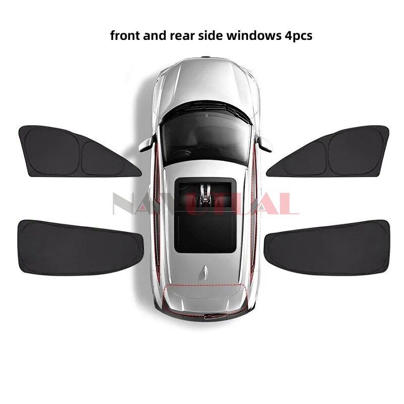 Солнцезащитный козырек для Tesla Model 3 Model Y 2016-2023, солнцезащитный козырек на боковое окно автомобиля, слепой козырек для кемпинга, пешего туризма, отдыха