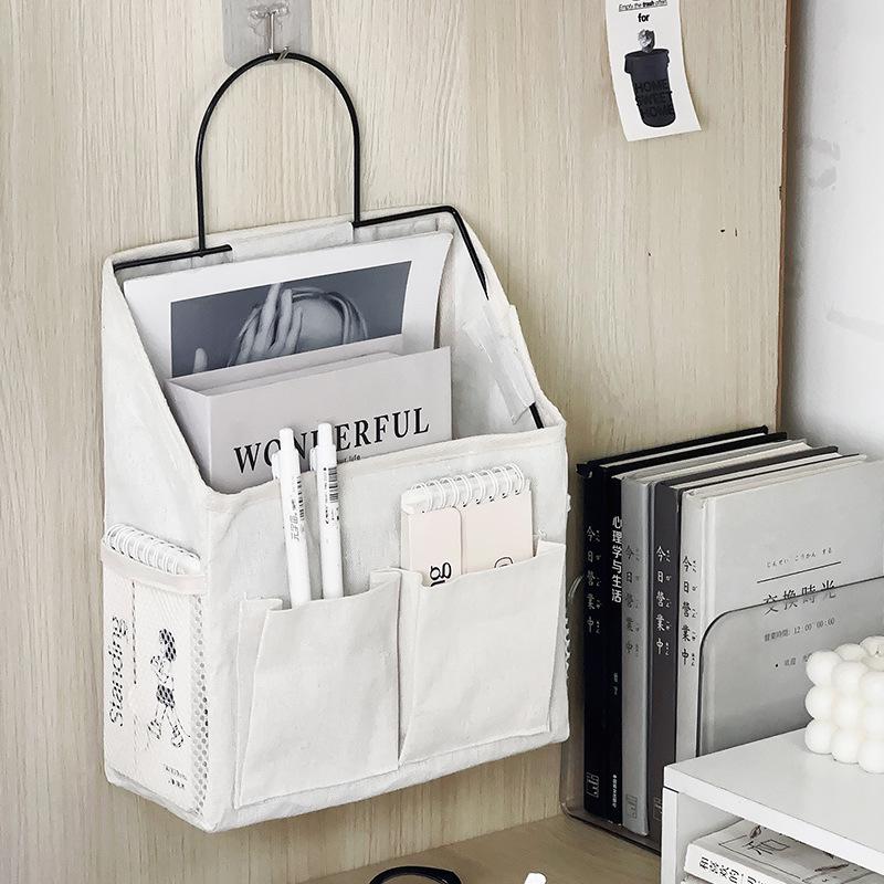 Wall-Mounted Hanging Storage Bag for Dormitory and Door