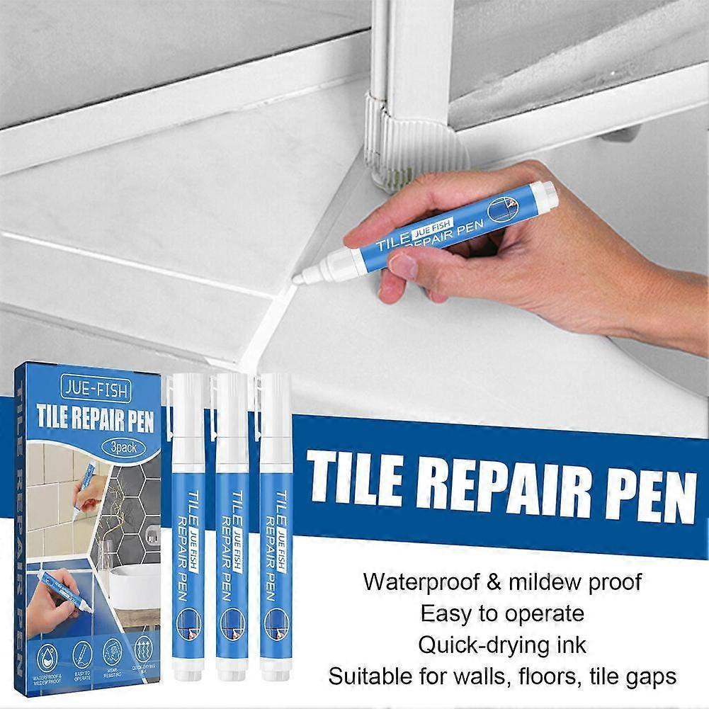 Jue Fish Tile Repair Pen Bathroom Waterproof Anti-Mold Floor Gap Beautification Tile Repair Marker