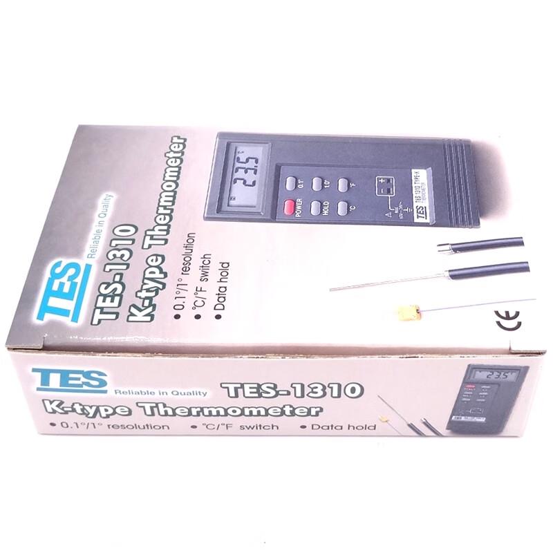 Цифровой термометр TES-1310 с термопарой типа K (Китайская версия)