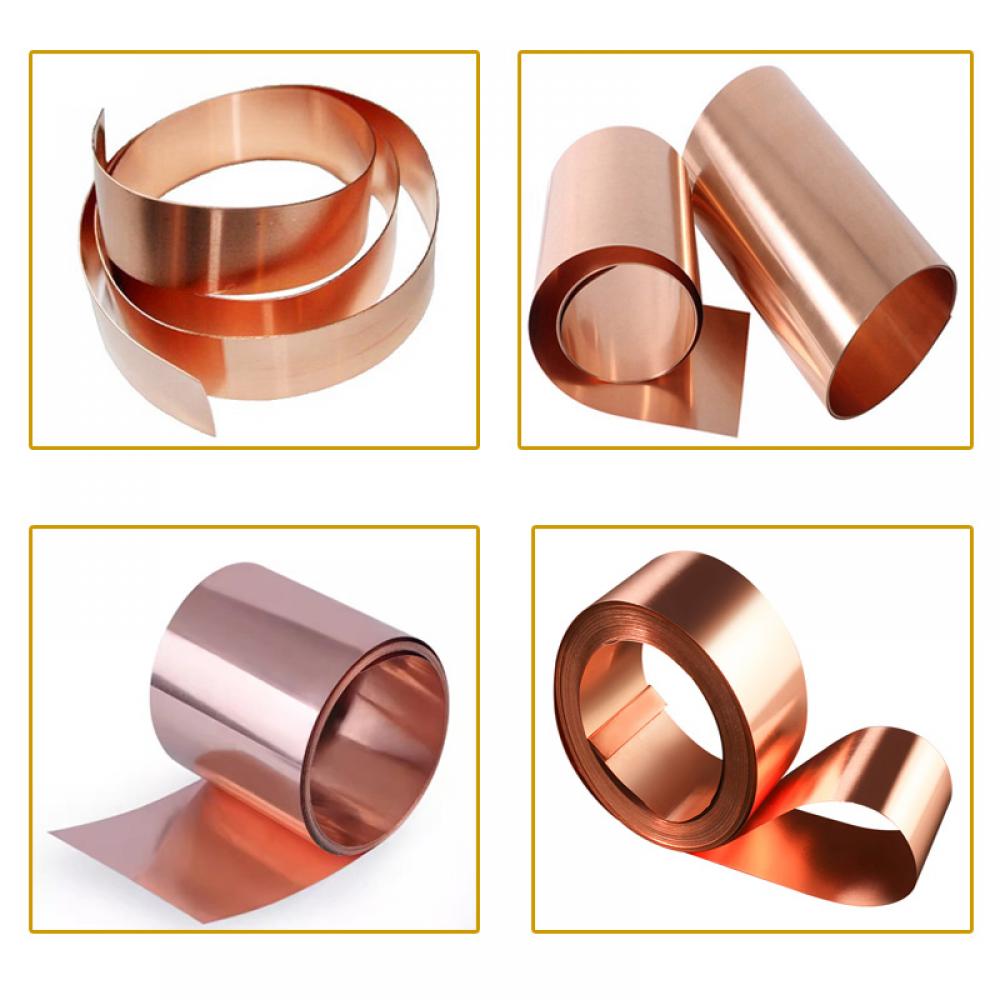 99,9% чистая медь Cu металлический лист фольга пластина длинная 100-1000 мм чистая медь таблетки материал для художественного металла