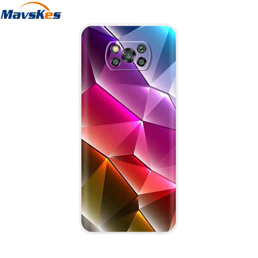 Чехол для Xiaomi POCO X3 Для Poco X3 Pro NFC Силиконовый Мягкая Задняя Крышка Для Poco X3 POCOX3 X 3 NFC 6.67'' Fundas Чехлы Coque Бампер