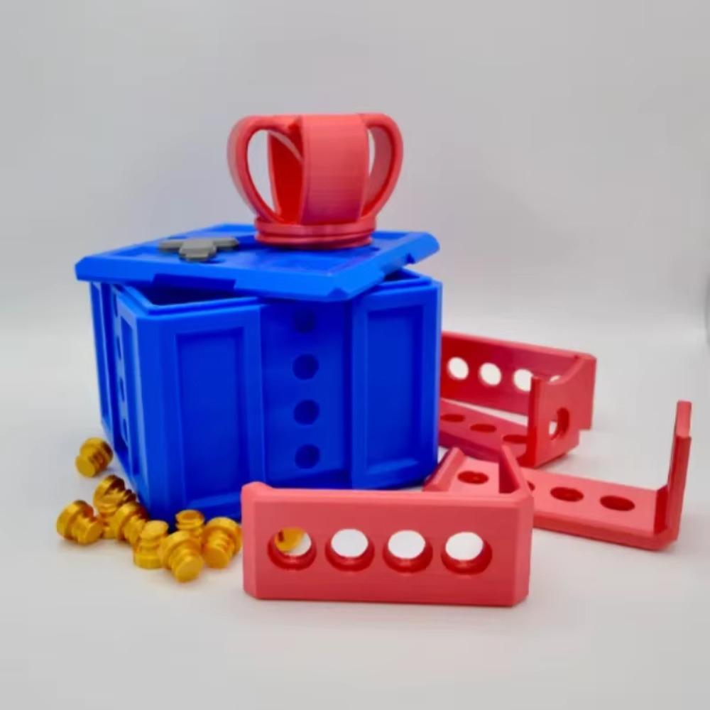 Twist Storage Annoying Gift Box with Screws Puzzle Box Portable Gag Joke Toy Desk