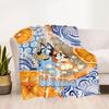 Paw Prints Adventure Personalized Text Blanket Multi-purpose Personalized Blanket Soft Warm Cozy Versatile for Home Decor Couch Picnics Office