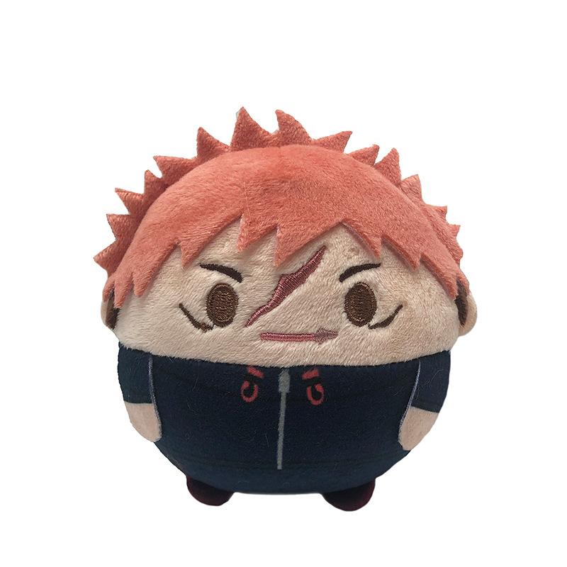 10cm Cartoon Jujutsu Kaisen Round Plush Toy Yuji Itadori Maki Zenin Choso Cosplay Doll For Anime Fans