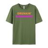 Drunkin Grownups Mens Clothing 2024 Luxury Brand Graphic Tees Men Printed T-Shirt