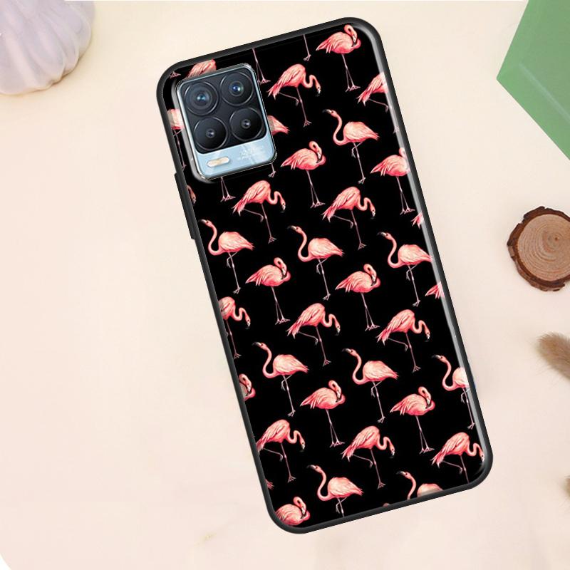 Pink Red Flamingo Case For Realme 15 Pro GT7 GT6 C75 C65 C67 C61 C53 C55 C51 C35 C63 C71 11 12 13 14 Pro Plus