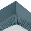 Drap housse coton uni 160 x 200 cm Couleur moderne orage